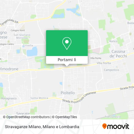 Mappa Stravaganze Milano