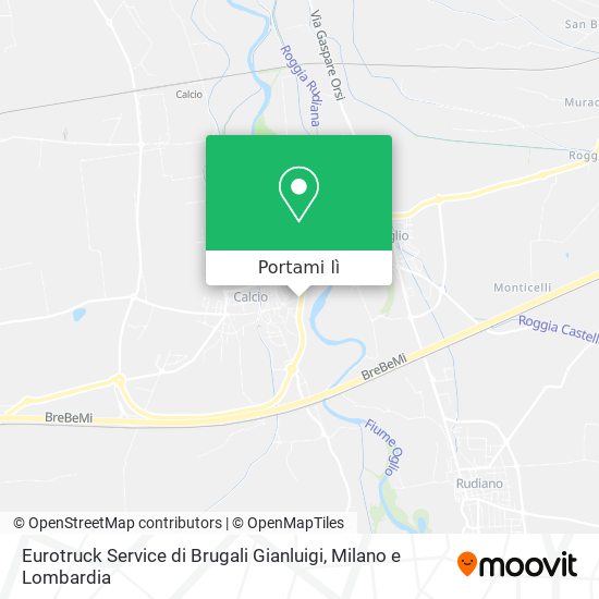 Mappa Eurotruck Service di Brugali Gianluigi