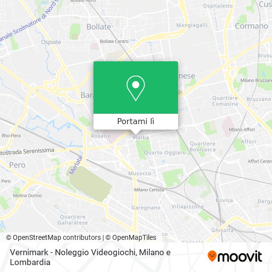 Mappa Vernimark - Noleggio Videogiochi