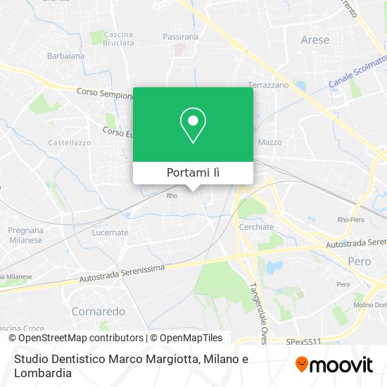 Mappa Studio Dentistico Marco Margiotta