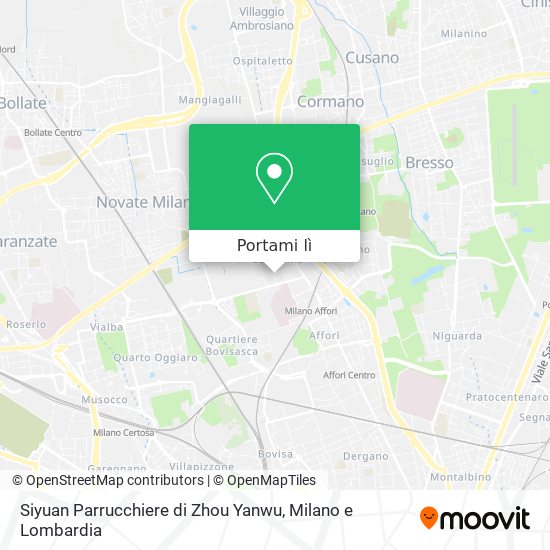 Mappa Siyuan Parrucchiere di Zhou Yanwu