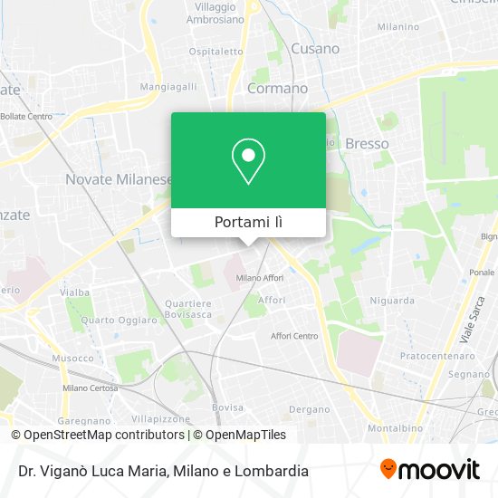 Mappa Dr. Viganò Luca Maria