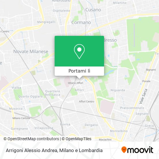 Mappa Arrigoni Alessio Andrea