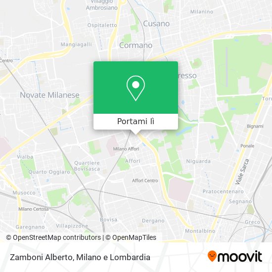 Mappa Zamboni Alberto