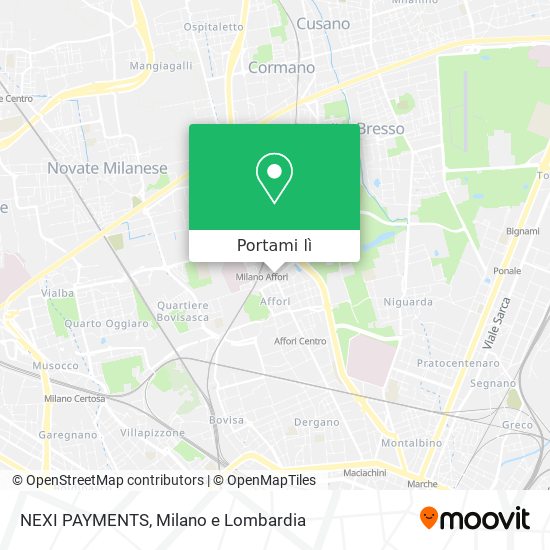 Mappa NEXI PAYMENTS