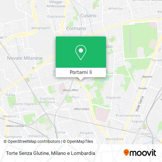 Mappa Torte Senza Glutine
