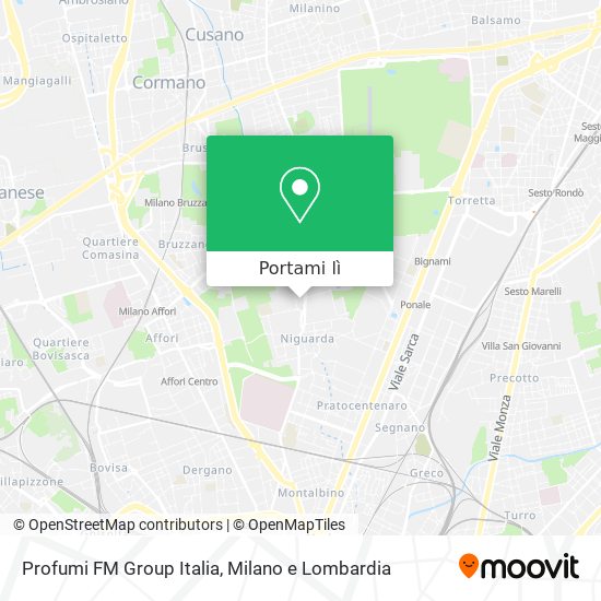 Mappa Profumi FM Group Italia
