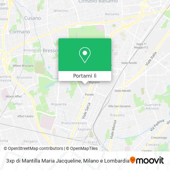 Mappa 3xp di Mantilla Maria Jacqueline