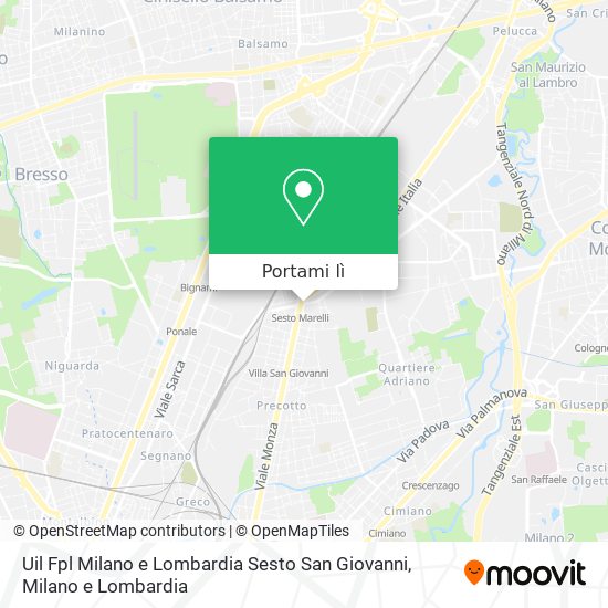 Mappa Uil Fpl Milano e Lombardia Sesto San Giovanni