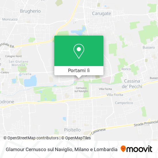 Mappa Glamour Cernusco sul Naviglio