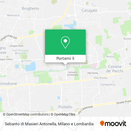 Mappa Sebanto di Masieri Antonella