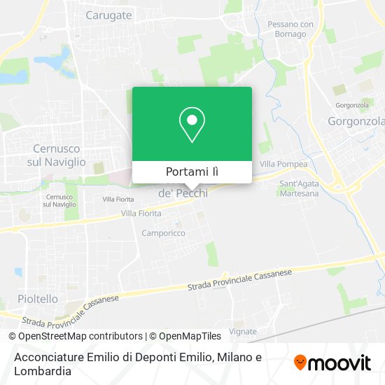 Mappa Acconciature Emilio di Deponti Emilio
