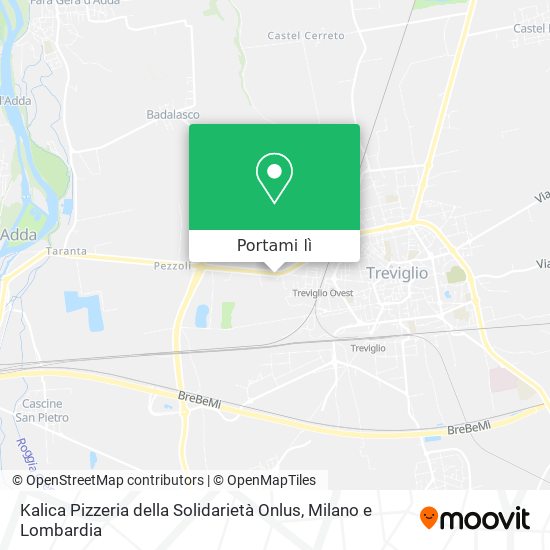 Mappa Kalica Pizzeria della Solidarietà Onlus