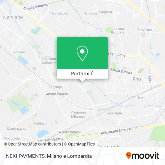 Mappa NEXI PAYMENTS