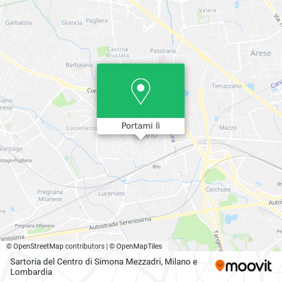 Mappa Sartoria del Centro di Simona Mezzadri