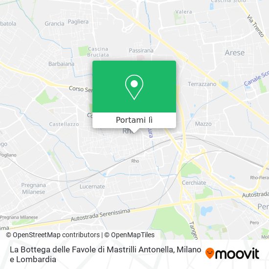 Mappa La Bottega delle Favole di Mastrilli Antonella