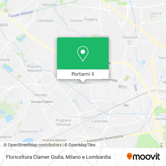 Mappa Floricoltura Clamer Giulia