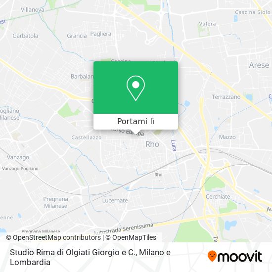 Mappa Studio Rima di Olgiati Giorgio e C.