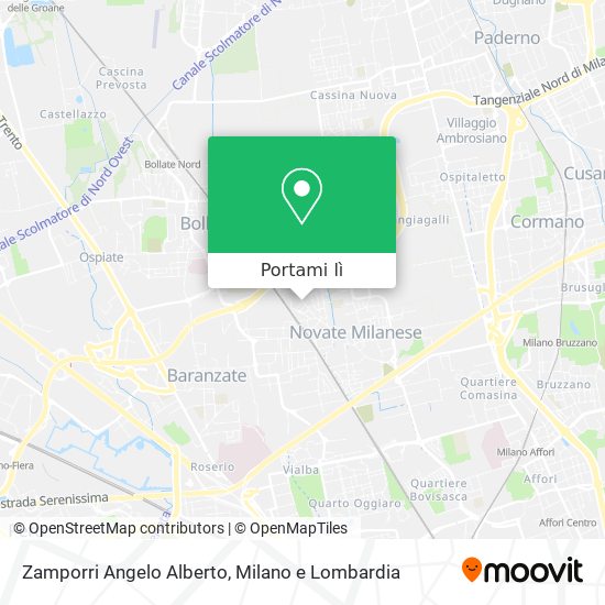 Mappa Zamporri Angelo Alberto