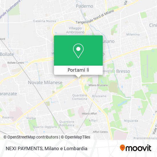 Mappa NEXI PAYMENTS