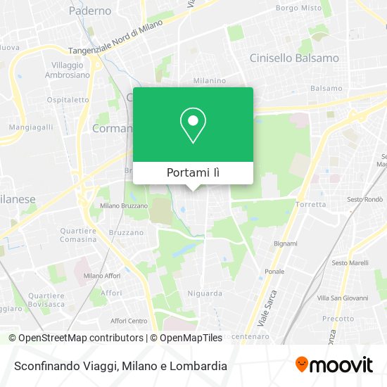Mappa Sconfinando Viaggi