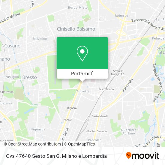 Mappa Ovs 47640 Sesto San G