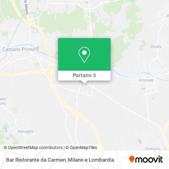 Mappa Bar Ristorante da Carmen