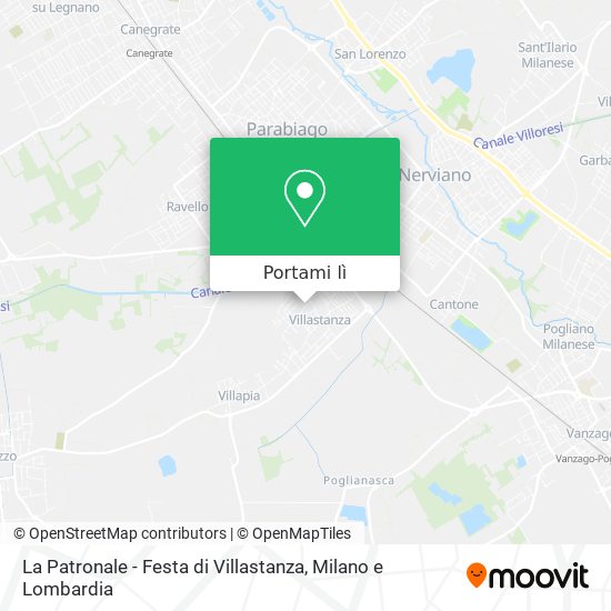 Mappa La Patronale - Festa di Villastanza