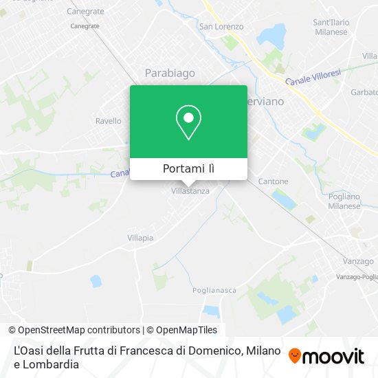 Mappa L'Oasi della Frutta di Francesca di Domenico