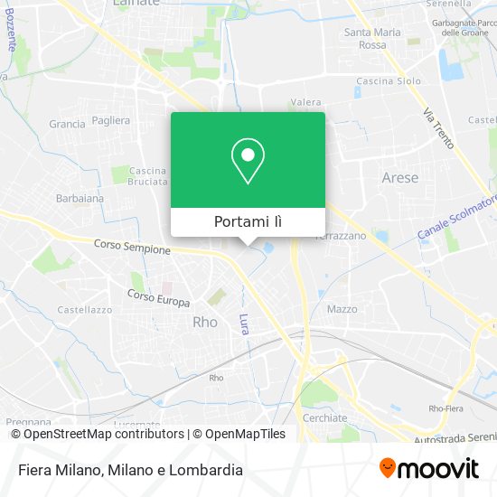 Mappa Fiera Milano