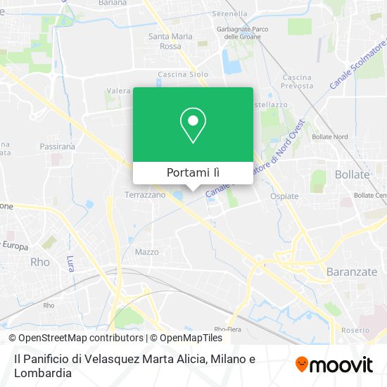 Mappa Il Panificio di Velasquez Marta Alicia