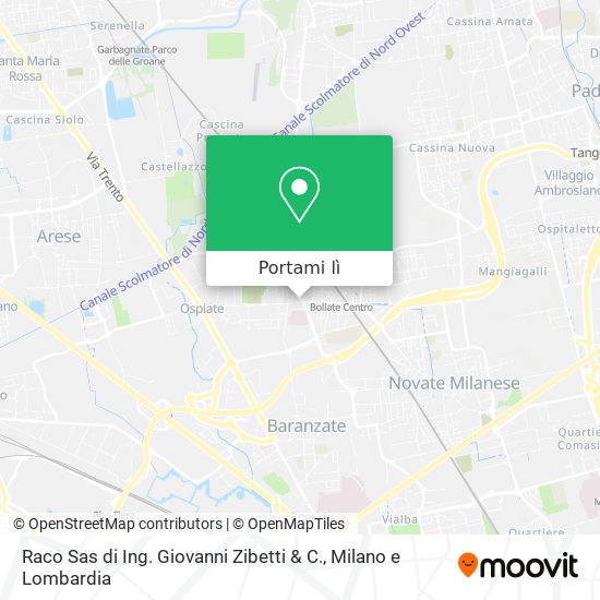 Mappa Raco Sas di Ing. Giovanni Zibetti & C.