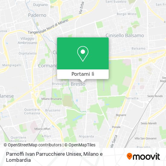 Mappa Parnoffi Ivan Parrucchiere Unisex