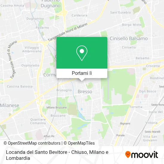 Mappa Locanda del Santo Bevitore - Chiuso