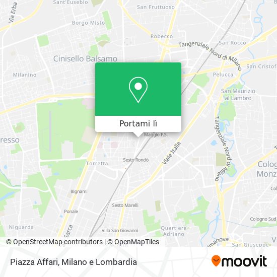 Mappa Piazza Affari