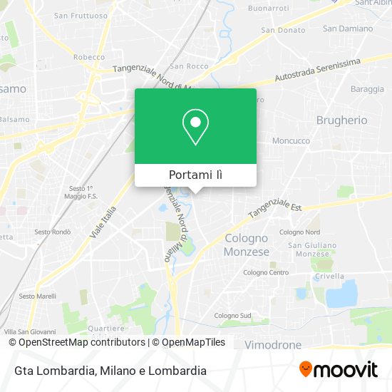 Mappa Gta Lombardia