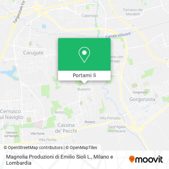 Mappa Magnolia Produzioni di Emilio Sioli L.