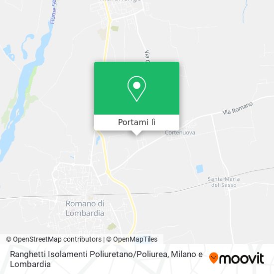 Mappa Ranghetti Isolamenti Poliuretano / Poliurea
