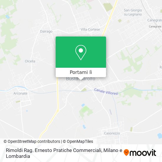 Mappa Rimoldi Rag. Ernesto Pratiche Commerciali