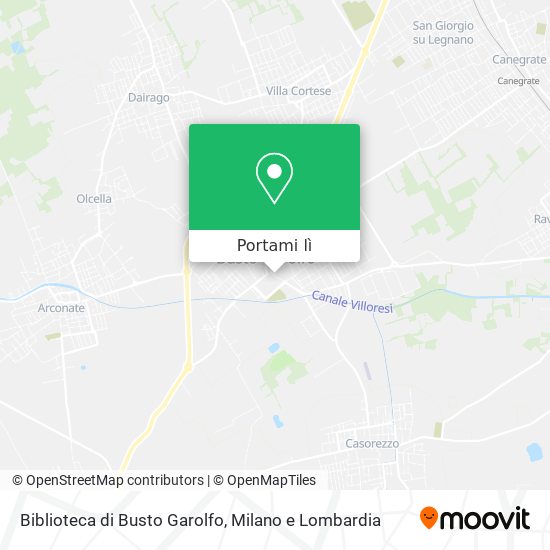 Mappa Biblioteca di Busto Garolfo