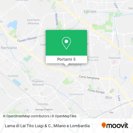 Mappa Lama di Lai Tito Luigi & C.