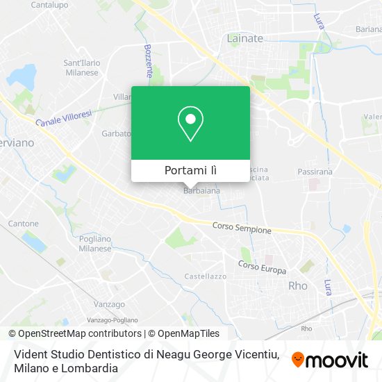 Mappa Vident Studio Dentistico di Neagu George Vicentiu
