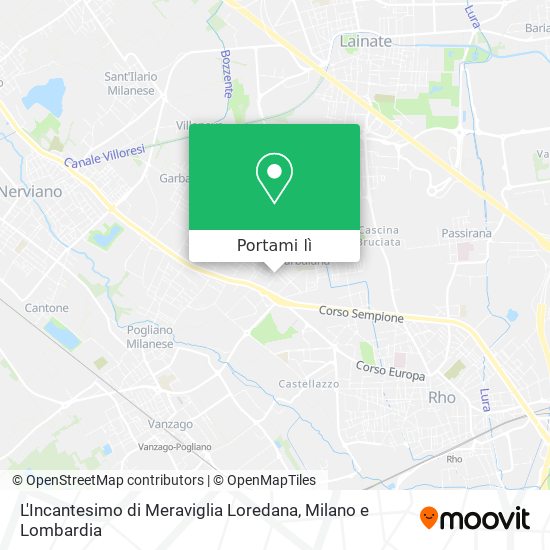 Mappa L'Incantesimo di Meraviglia Loredana
