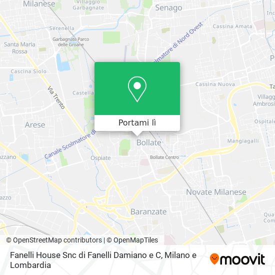Mappa Fanelli House Snc di Fanelli Damiano e C