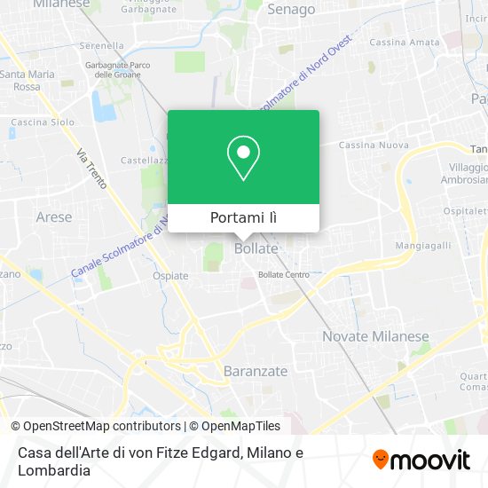 Mappa Casa dell'Arte di von Fitze Edgard