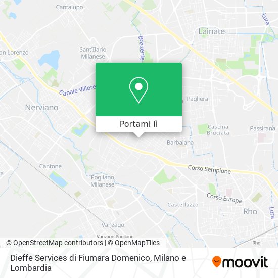 Mappa Dieffe Services di Fiumara Domenico