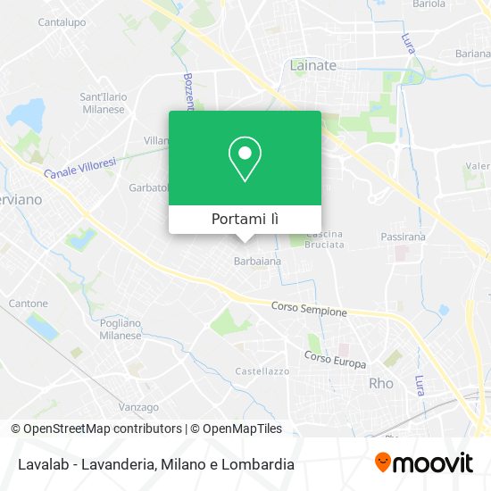 Mappa Lavalab - Lavanderia
