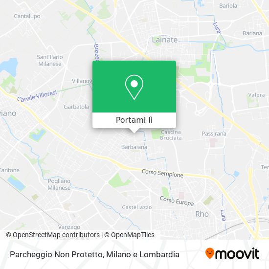 Mappa Parcheggio Non Protetto