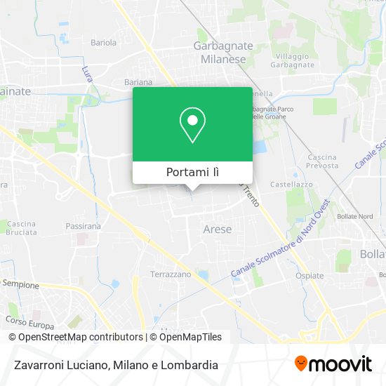 Mappa Zavarroni Luciano