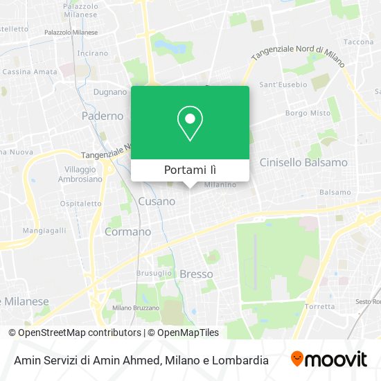 Mappa Amin Servizi di Amin Ahmed